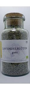 Lavendelblüten ganz Bio im Korkenglas