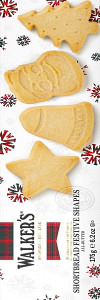 Walkers Kekse Shortbread Festive 175g