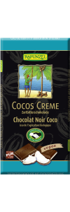 Cocos Creme Zartbitterschokolade mit Cocoscremefüllung