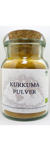 Kurkuma gemahlen Bio im Korkenglas
