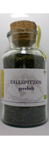Dillspitzen gerebelt Bio im Korkenglas