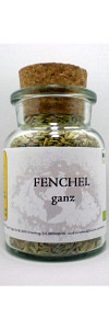 Fenchel ganz Bio im Korkenglas