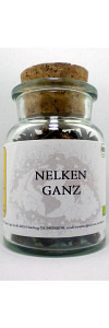 Nelken ganz Bio im Korkenglas