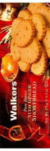 Walkers Kekse Ginger Shortbread