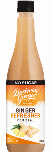 Ingwer Refresher Cordial NO SUGAR mit Stevia